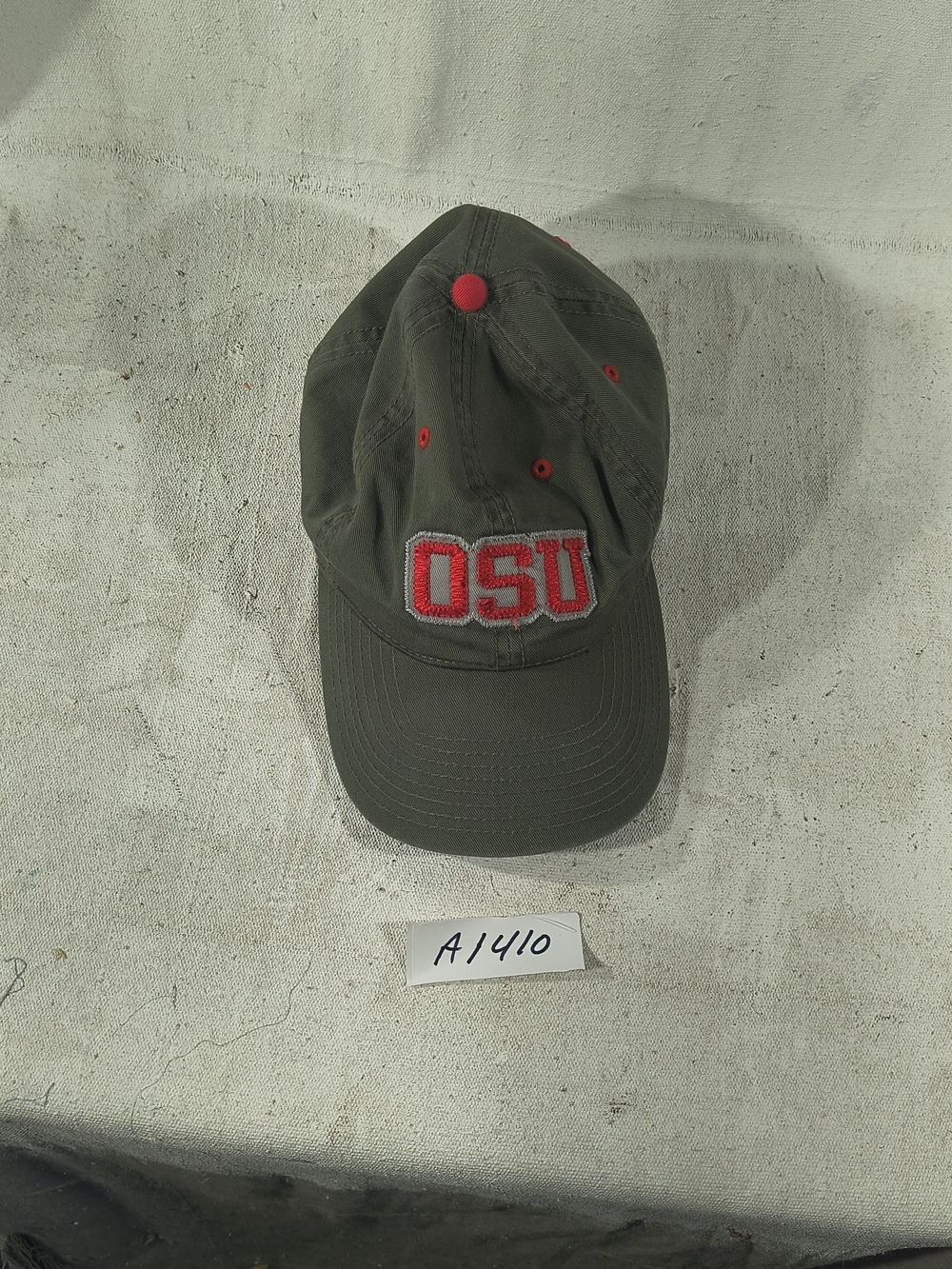 Oklahoma State University The Game Olive and Red Baseball Cap